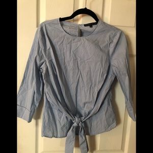 Antonio Melani blue/white striped top.  Size S